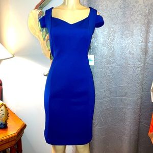 CALVIN KLEIN NWT ROYAL BLUE DRESS SIZE 16